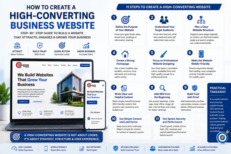 Step by Step Guide to Creating a HighConverting Business Website